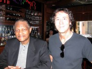 MJ with McCoy Tyner, Blue Note, NYC, circa 2005 - click to enlarge